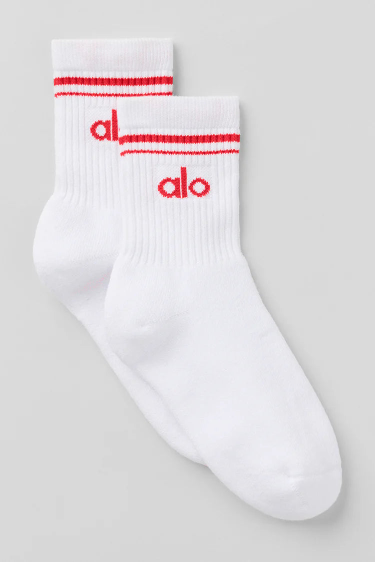 ALO - Unisex Half-Crew Throwback Sock
