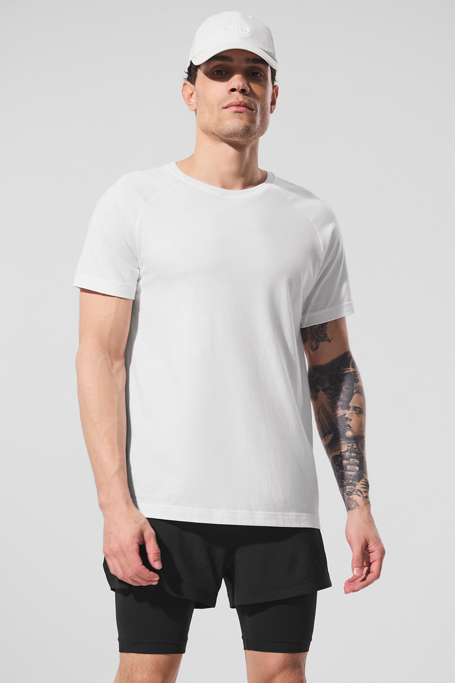 Triumph Raglan Tee - White