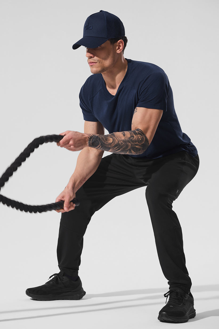 Triumph Raglan Tee - Navy