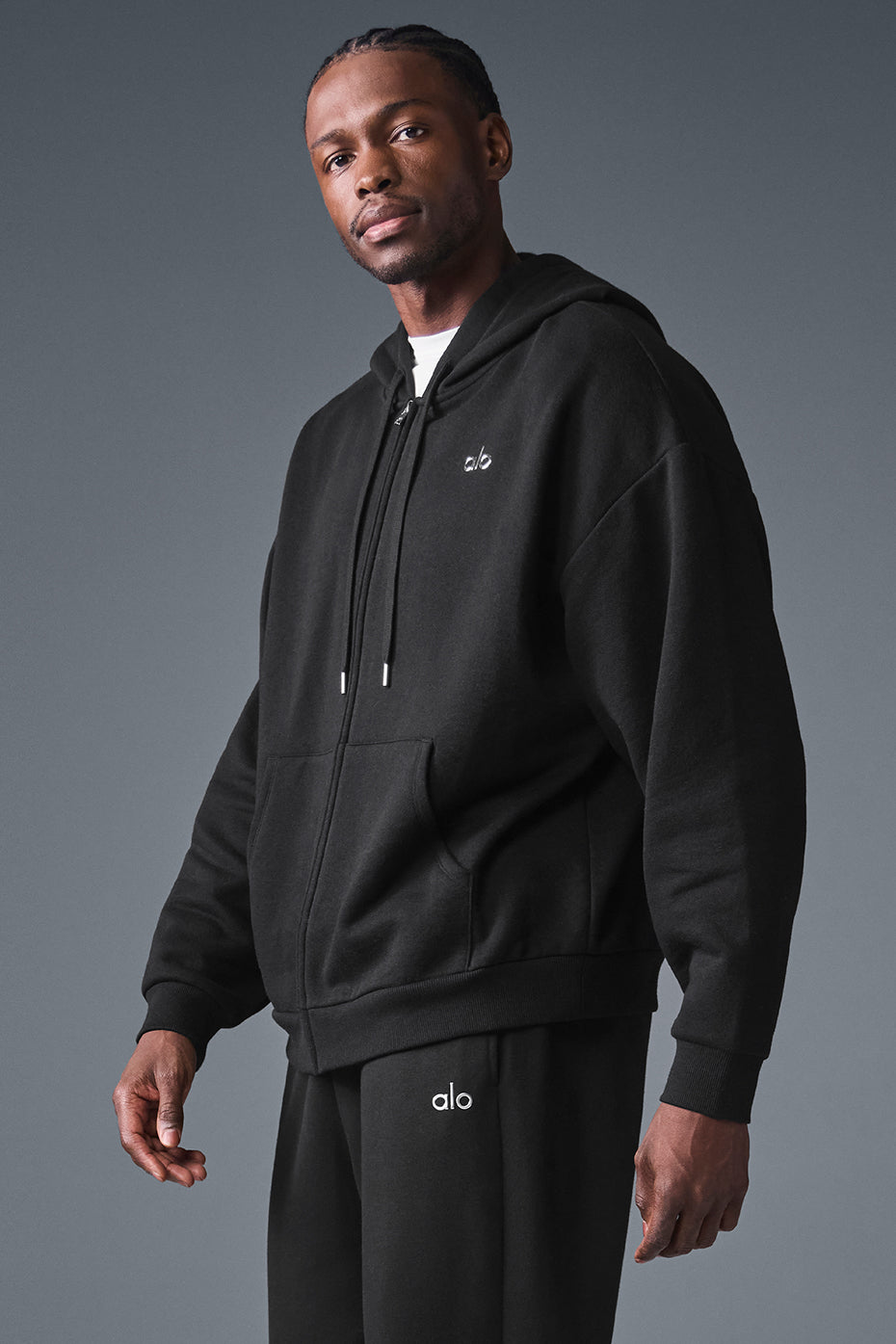 Accolade Full Zip Hoodie - Black