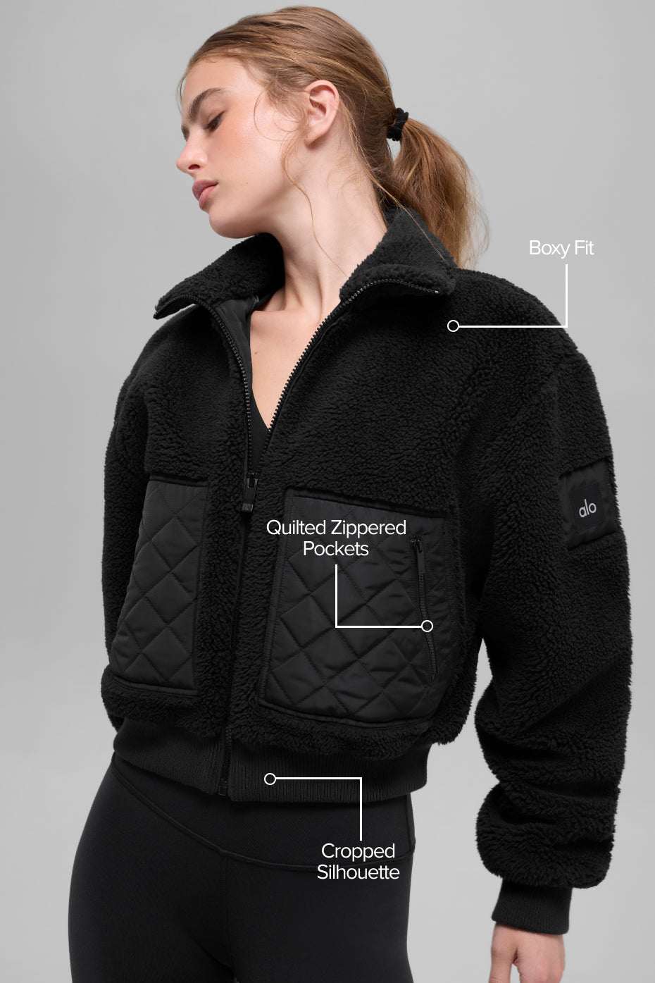 Sherpa Edge Bomber - Black